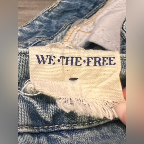 Free People We the Free Midnight Sun Denim Skort size 30 - Picture 11 of 14